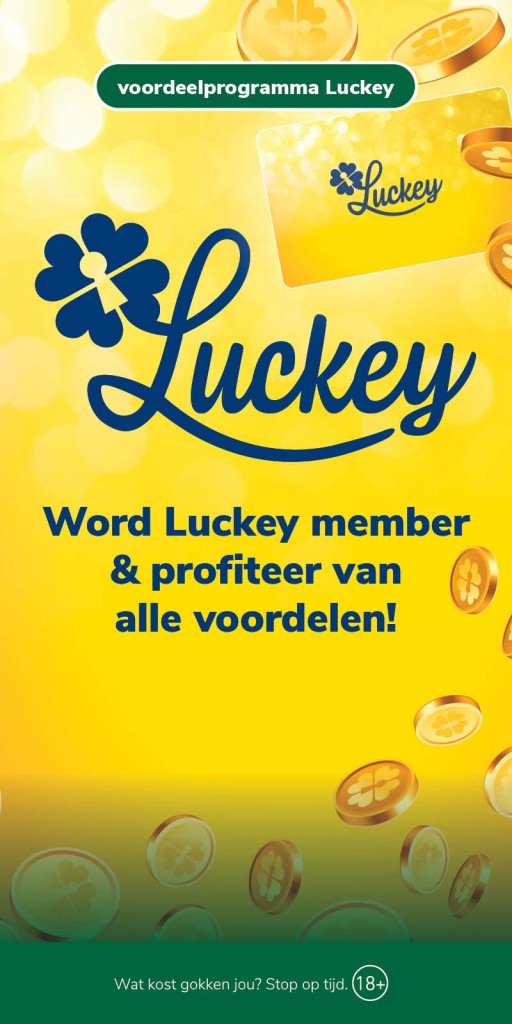 Luckey loyalty programme poster